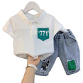 Boys' short-sleeve outfit set - new  summer collection: trendy, cool, and stylish kids' clothing for boys