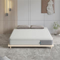 Rolled natural latex mattress with independent coils - compressed roll-packed, extra thick, and ultra-soft mattress