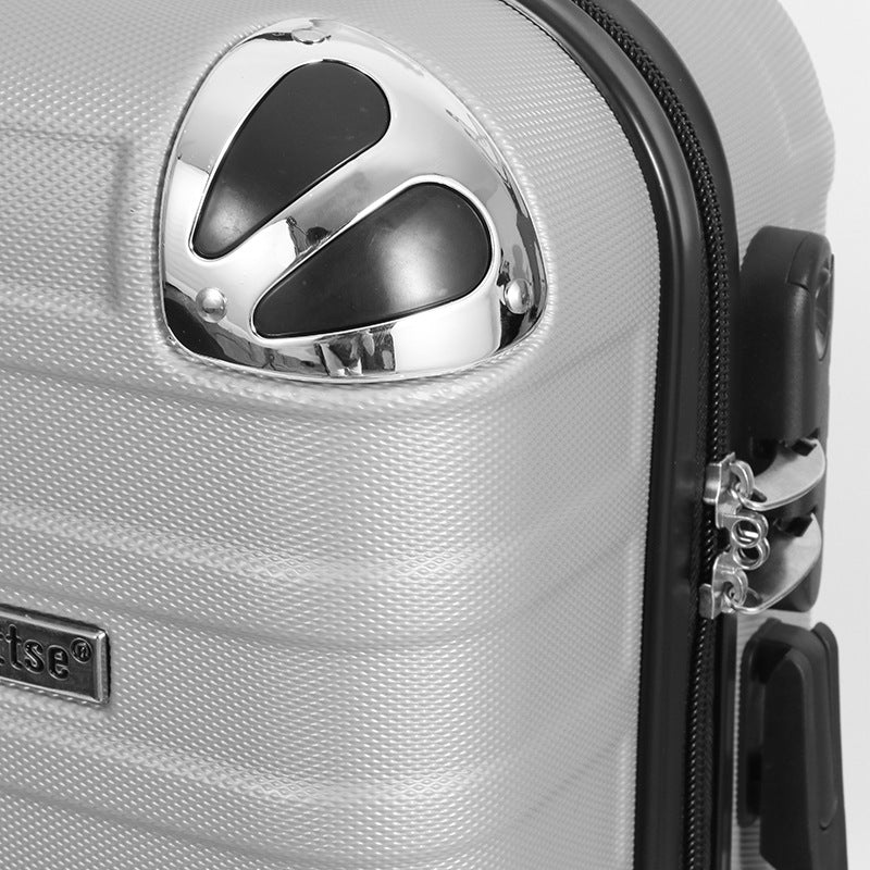 Cross-border special ABS material boarding case, gift travel password box, strong waterproof universal wheel trolley case wholesale