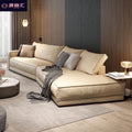 Italian high-end technology fabric sofa, budapest living room, special-shaped corner, modern minimalist curved no-wash sofa