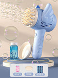 Bestselling 23-hole angel bubble machine electric gatling bubble gun - boxed set for kids, night market stalls, and wholesale