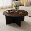 Small round table casualscandinavian round tea table design living room small apartment bedroom modern coffee table artificial board without frame