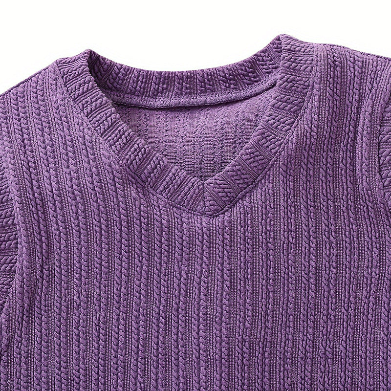 girl skirt suitk-style dark purple knitting vest plaid skirt doll collar shirt preppy style three-piece set