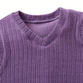 girl skirt suitk-style dark purple knitting vest plaid skirt doll collar shirt preppy style three-piece set
