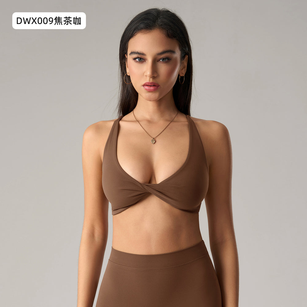 fashion tight butt lifting fitness yoga pants zipper long sleevesjacket push-up sports bra yoga suit