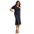 Frenchexport women's clothing new arrival autumn accessible luxuryknitting round neck cut out wood ear skirt cut out long long skirt dress