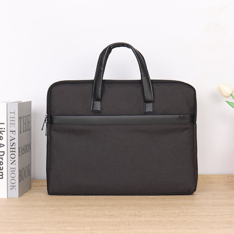 Oxford cloth handheld document bag a4 briefcase pilot handheld briefcase thickened waterproof conference bag information bag