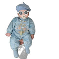 Autumn baby new chinoiserie one-piece newborn baby clothes spring autum outing full moon 100 days one year old haya trendy