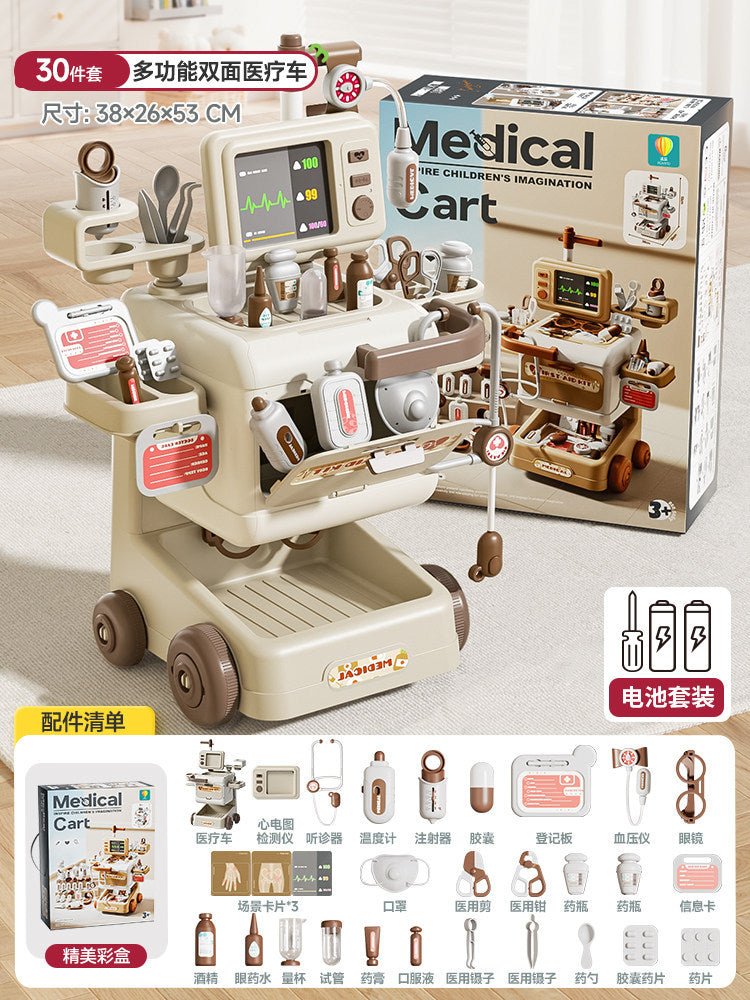 Kids' doctor role play toy set - educational simulation pretend play for girls - stethoscope & syringe - birthday gift for boys