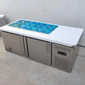 Slotted salad table, commercial fresh-keeping refrigerated work table, pizza side dish refrigerator, fruit display cabinet, thermal insulation spray