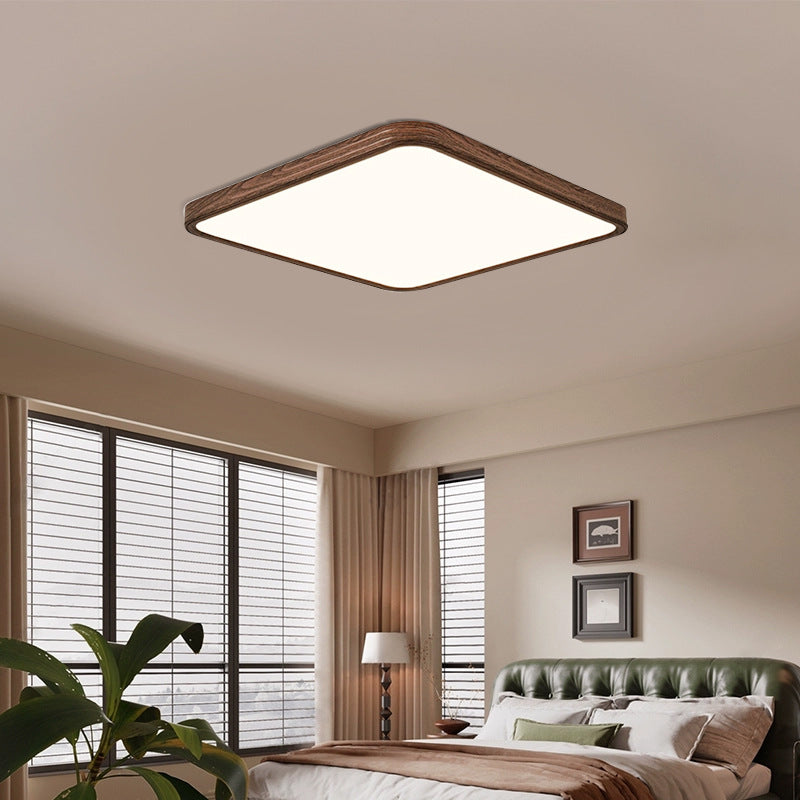 Ultra-thin ceiling lamp antique style bedroom main living room dining room lamp retro atmosphere chandelier Zhongshan lighting package combination