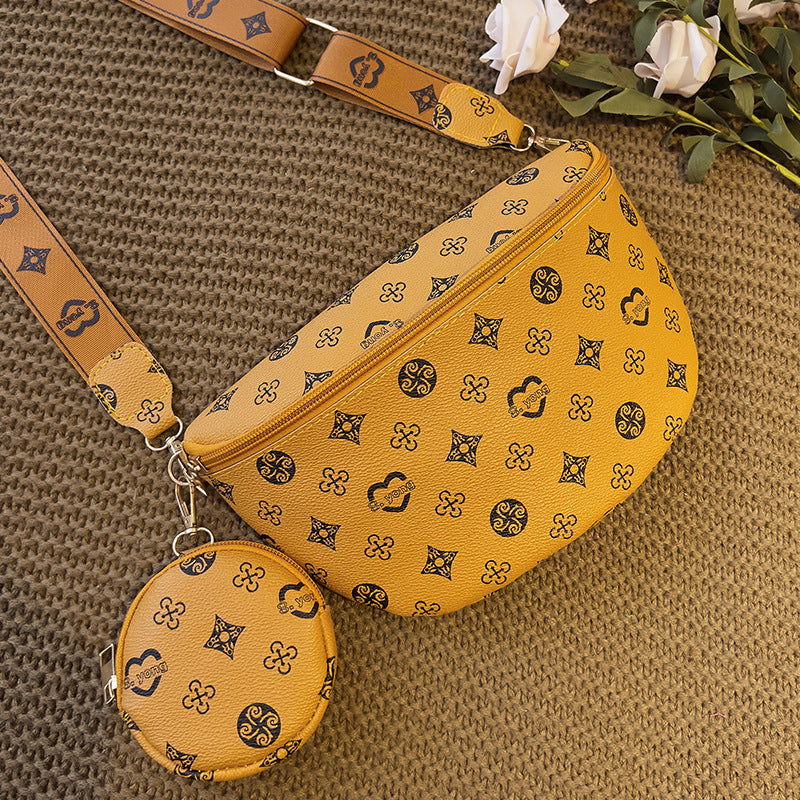 Fanny pack two-piece set 2024 South East Asia  satchel messenger bag ladies bags new women's shoulder bag
