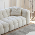 Foshan factory cream style marshmallow fabric sofa small apartment normcorefrench scandinavian cashmere retro sofa