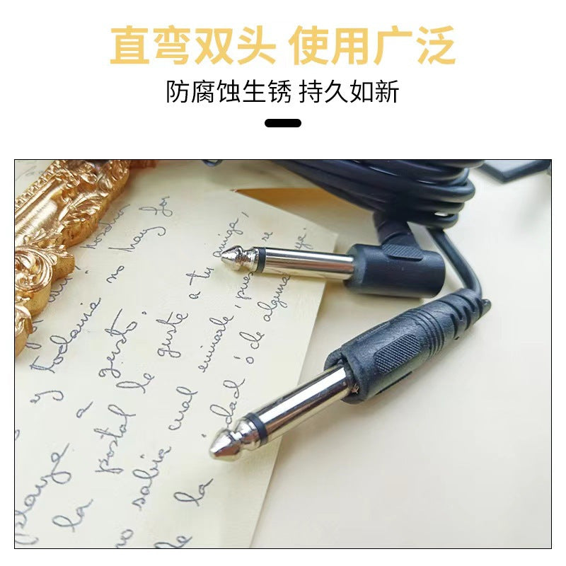 HK braided cable noise reduction audio cable folk music electric box acoustic guitar bass cable musical instrument cable