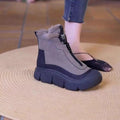 Warm and cozy snow boots: new autumn/winter women's cotton shoes, fleece-lined, extra thick, fashionable, versatile, thick-soled, height-increasing women's martin boots
