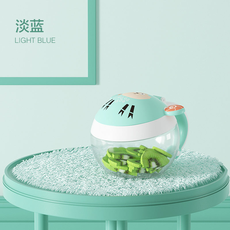 Babi Elephant Baby Snack Box Portable Out Snack Bowl Anti-Spill Fruit Cup Baby Supplementary Food Storage Box Rice Noodles