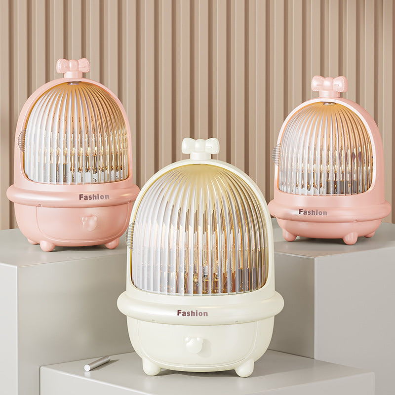 Cosmetics storage box Multi-layer dormitory desktop Simple large-capacity dresser Plastic skin care product finishing rack