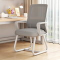 Computer chair, comfortable for long periods of sitting, conference bow-shaped office chair, university dormitory study backrest chair, home simple mahjong chair