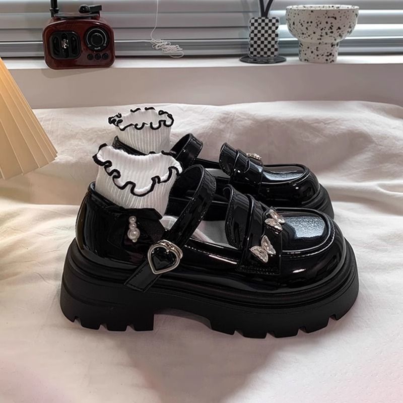 Girls' performance loafers - new spring/summer  collection - princess shoes for girls, versatile and stylish soft-soled loafers for mid-to-large children