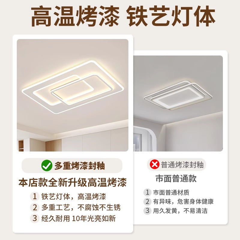 Modern full spectrum advanced sense bedroom light led eye protection children's room living room main ceiling light Zhongshan home improvement lighting