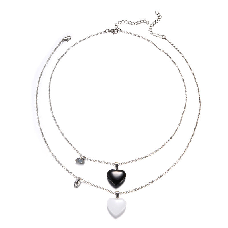 Pearl drop pendant wholesale cross-border multi-layered necklace for women classy beaded necklace niche style accessible luxury jewelry