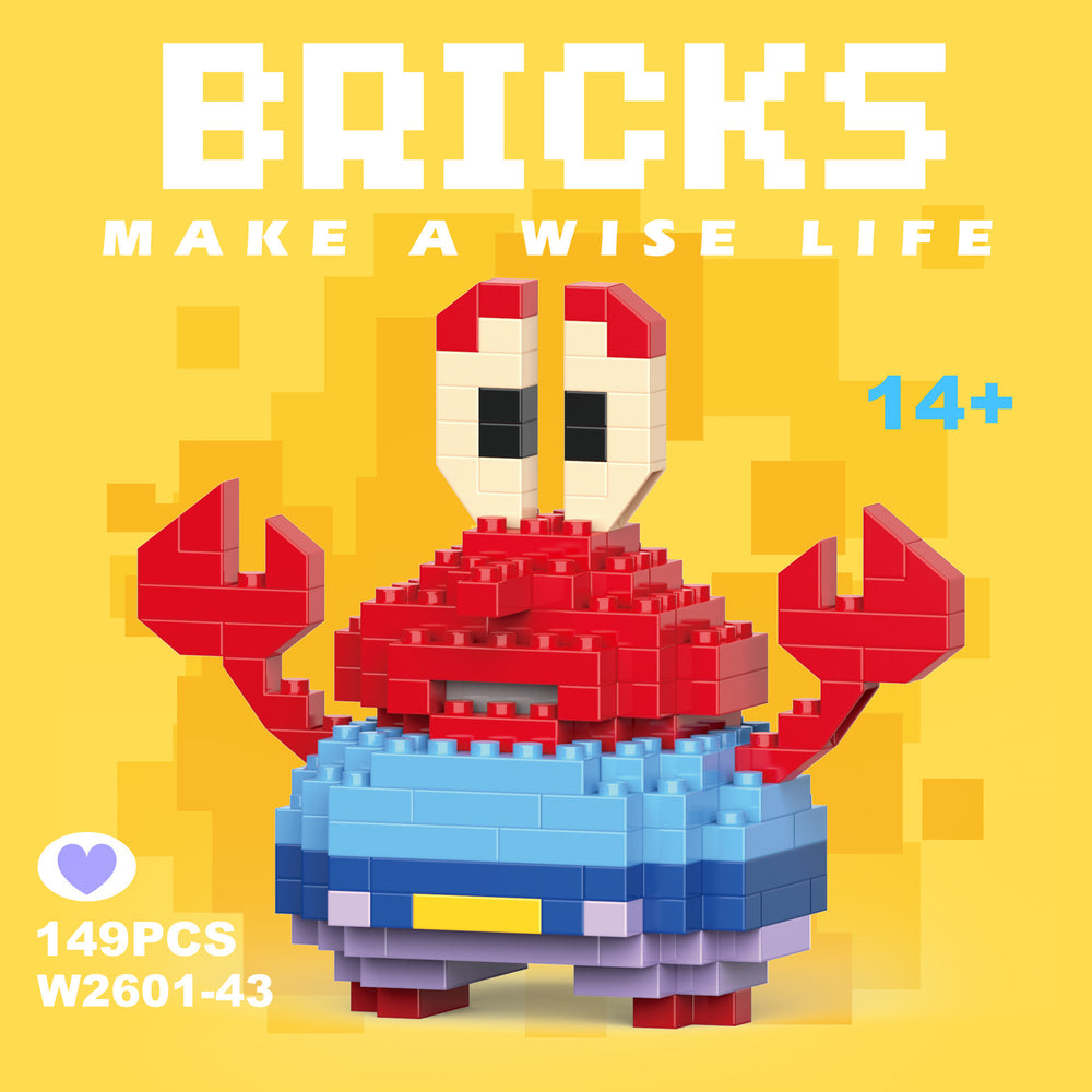 Compatible with lego bricks, children's educational blind box figurines, assembly toys, gifts, micro-pellet building blocks for boys and girls