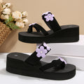 Camellia fashion new thick sole plus size flip flops 2025 summer new korean niche style sandals and slippers for women
