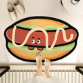 Cookie-shaped diatomaceous earth bath mat - cute cartoon design, absorbent, quick-drying, non-slip floor mat for home bathroom