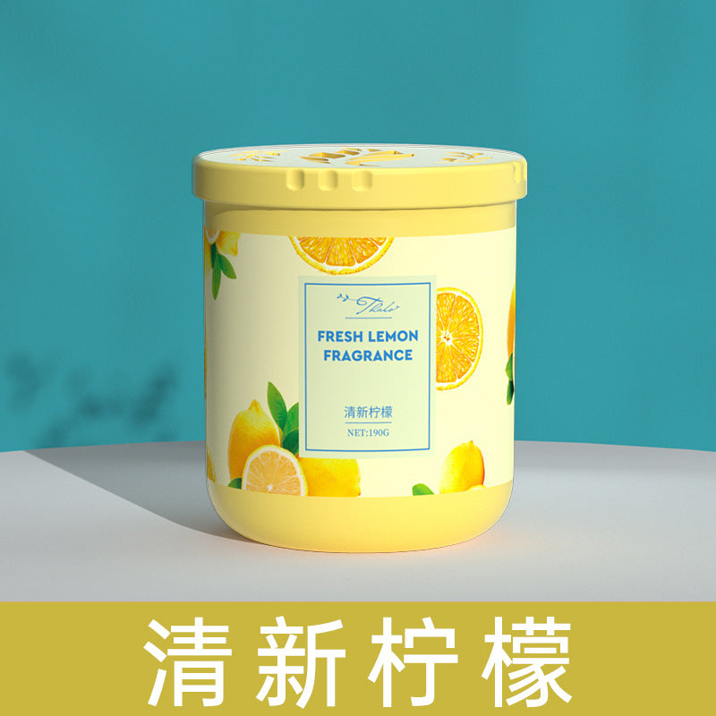 Tmall style round box solid perfume balm - home aromatherapy ornament, odor eliminator, fragrant indoor deodorizer, air freshener