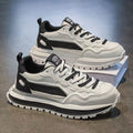 Men's shoes 2025 spring casual versatile sneakers hong kong style high-value chunky dad shoes new height-increasing platform trendy shoes