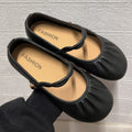 2025 new mary jane flats - slip-on, flat, ruched, single strap, low-cut, soft & chic mary janes