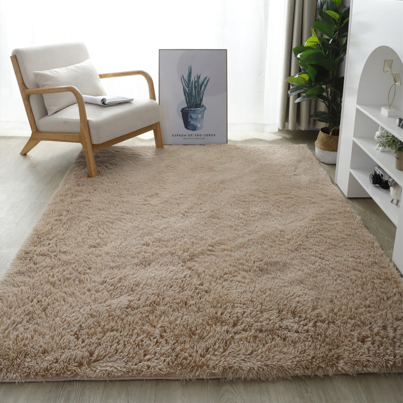 In stock supply thick washable silk stuffed blanket floor mat bedroom living room carpet floor mat bay window mat patchwork carpet