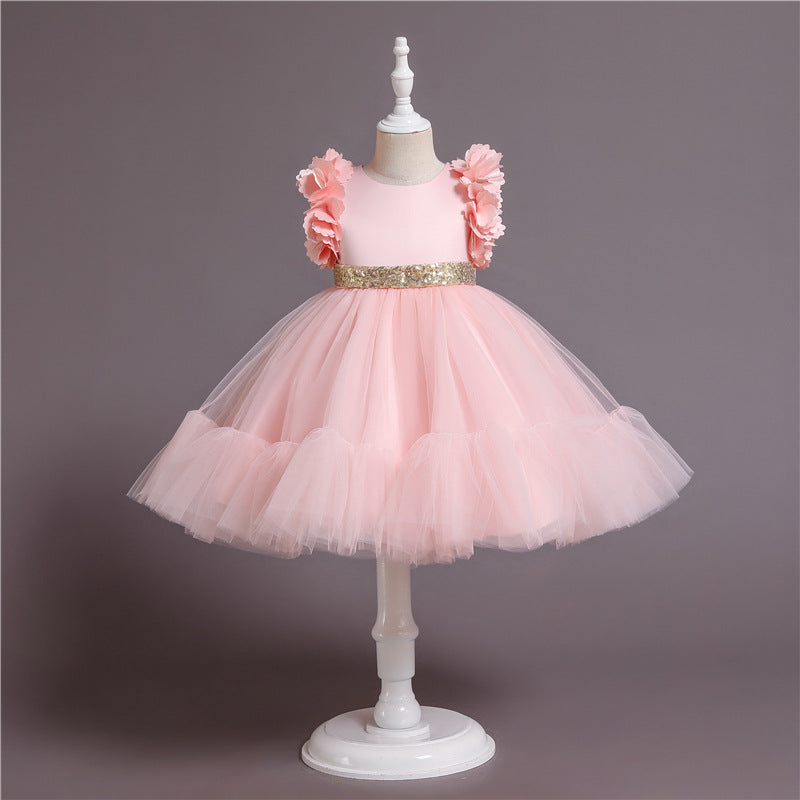 Ebay   girls' princess tutu dress, korean style children's wedding dress, cross-border kids' formal wear
