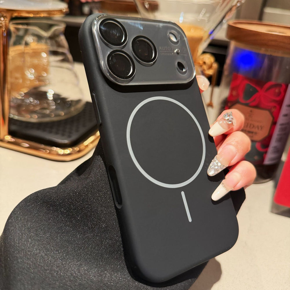 Instantly transform your phone with this ultra-thin, liquid silicone magnetic case featuring 17 large viewing windows. compatible with iphone 16 and iphone 15, offering superior protection