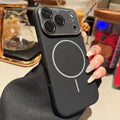 Instantly transform your phone with this ultra-thin, liquid silicone magnetic case featuring 17 large viewing windows. compatible with iphone 16 and iphone 15, offering superior protection