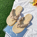 Flip-flops summernew arrival women's fashion color block beach slippers cool stylish flip-flops non-slip flats slippers