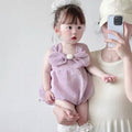 Summer full moon baby clothes baby summer one-piece baby girl suspenders thin newborn baby clothes outwear rompers