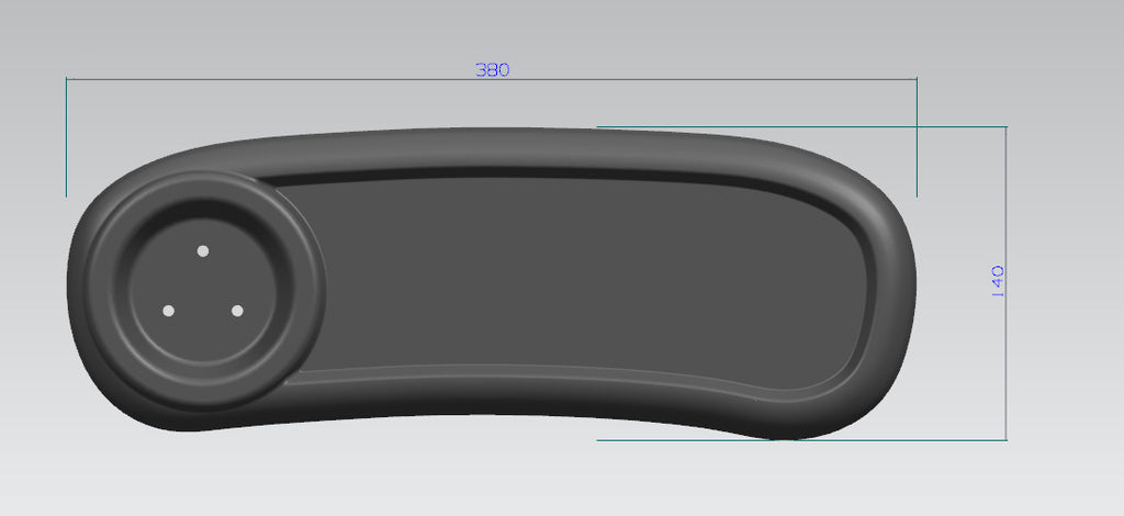 Baby stroller, multi-functional dinner plate, silicone protective cover, custom mold opening and fitting cart, stroller accessories, environmental protection cover