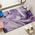 dropshipping oil painting style marble diatom mud bathroom non-slip mat water-absorbent quick-drying floor mat