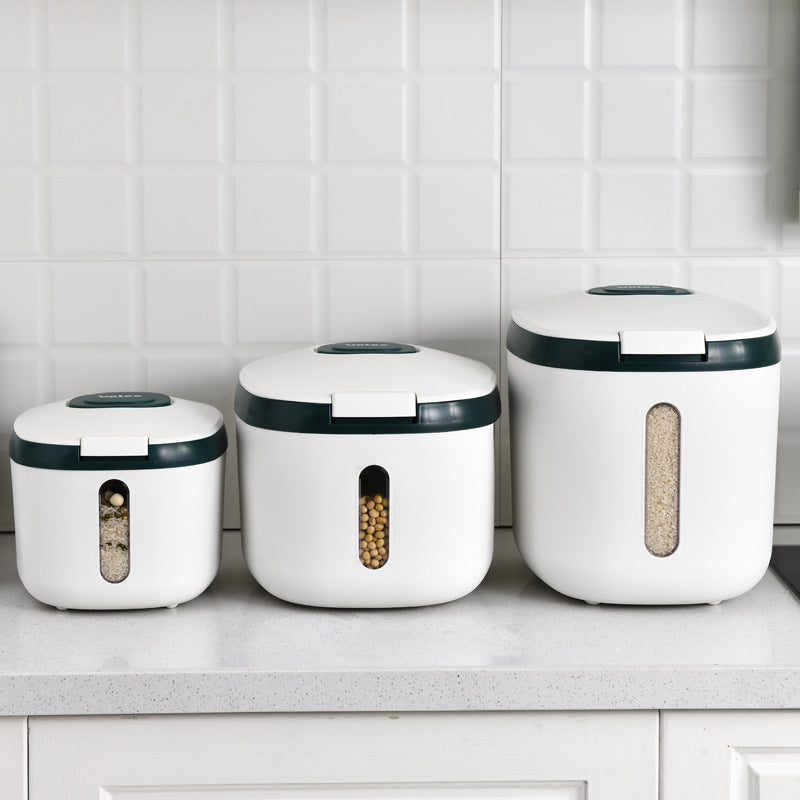 New rice bucket insect-proof and moisture-proof sealed rice tank rice flour cat food dog food storage box household storage rice storage box