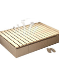 Solid wood moisture-proof frame, foldable tatami bed frame, foldable bed board, waist-protecting fir wood, breathable floor mattress