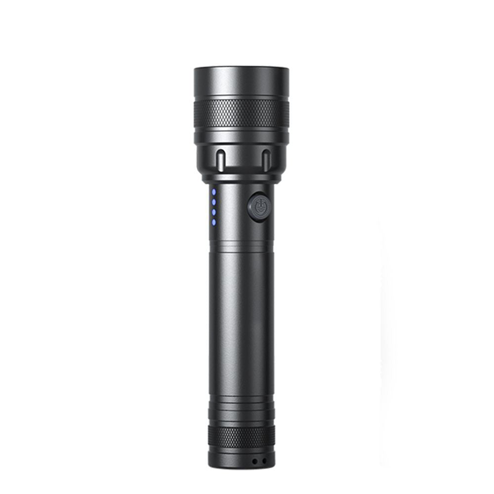 Small aluminum alloy pen holder flashlight convenient charging LED zoom household emergency light mini flashlight strong light hand