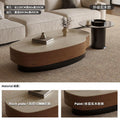 Used style travertine slate special-shaped mango coffee table for home living room large and small apartment asymmetricalaccessible luxury creative coffee table
