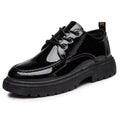 New arrival business formal leather shoes men's casual wedding groom british heightening summer breathable youth round toe men's shoes