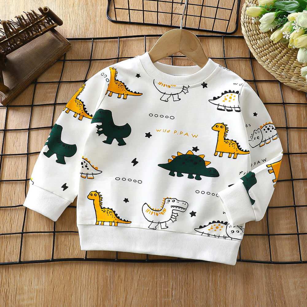 Children's hoodie  autumn collection, 100% cotton, long sleeve t-shirt for boys and girls, infant and toddler pullover top