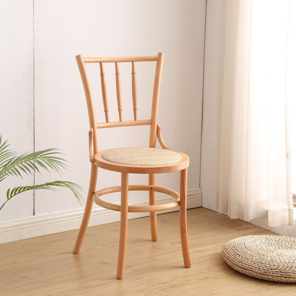 Vintage cafe table and chair set, french dessert bakery chairs, milk tea shop american rattan chairs, commercial table