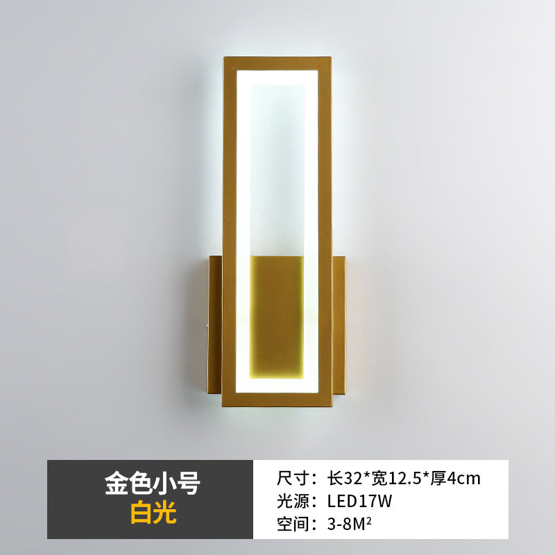 Wall lamp line bedroom bedside led modern simple stairs living room background wall wall wall lamp aisle corridor light luxury