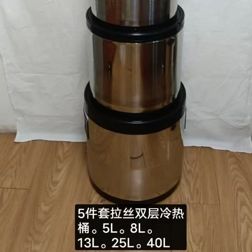 Factory price direct sales suit3 pieces 5 pieces 3pcs 5pcs insulated bucket keep warm and cold insulated tableware