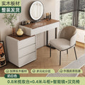 Vanity table bedroom casual walnut color chest of drawers vanity table all-in-one small makeup table retractable makeup table