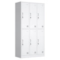 Employee locker factory four-door six-door shoe dormitory locker bathroom changing wardrobe with lock 24-door iron cabinet